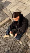 Късо палто Minuit en Noir