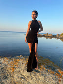 Рокля Noir Orchid