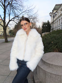 Късо палто Crème de Lait