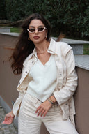 Сет риза и панталон от деним Écru Denim