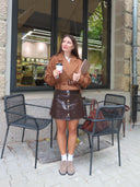 Пола Jupe d’hiver au chocolat