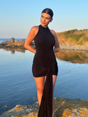 Рокля Noir Orchid