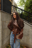 Кожено яке Croc Nut