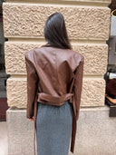 Кожено яке Croc Nut