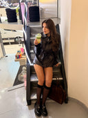 Кожено яке Cuir Espresso