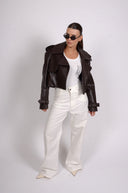 Кожено яке Dark Chocolate