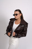 Кожено яке Dark Chocolate