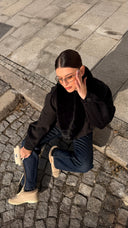 Късо палто Minuit en Noir