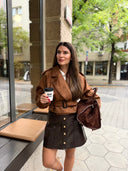 Пола Jupe d’hiver au chocolat