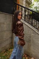 Кожено яке Croc Nut