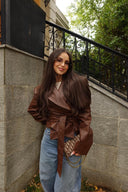 Кожено яке Croc Nut