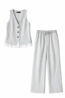 Сет Claire Atelier - елек и панталон