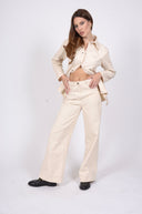 Сет риза и панталон от деним Écru Denim