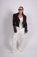 Кожено яке Dark Chocolate