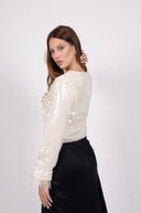 Жилетка Pailleté Éclat Blanc