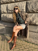 Карирана риза Nomade du Café en vert