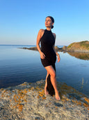 Рокля Noir Orchid