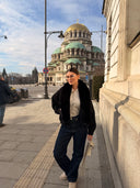 Късо палто Minuit en Noir