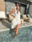 Дълга рокля с гол гръб Porcelain Air