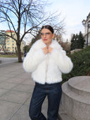 Късо палто Crème de Lait