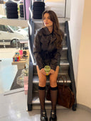 Кожено яке Cuir Espresso