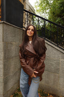 Кожено яке Croc Nut