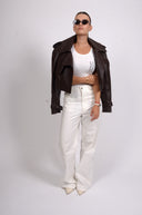 Кожено яке Dark Chocolate