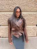 Кожено яке Croc Nut