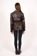 Кожено яке Cuir Espresso