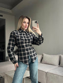 Карирана риза Noir Structuré