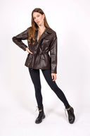 Кожено яке Cuir Espresso