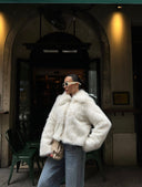 Късо палто Crème de Lait