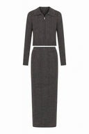 Сет топ и пола Gris Chiné