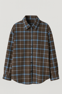 Карирана риза Nomade du Café en blue