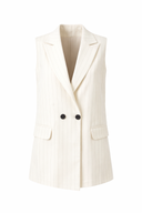 Елек в беж и черно райе Raw Oat