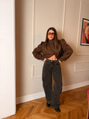 Тъмно кафяви дънки Époque Cacao