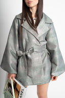 Есенно палто с колан Lunar Sage