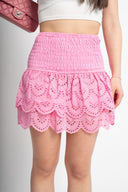 Къса пола Dusty Blush