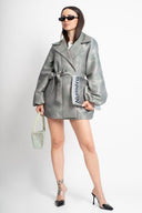 Есенно палто с колан Lunar Sage