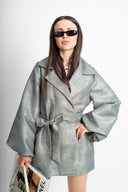 Есенно палто с колан Lunar Sage