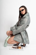 Есенно палто с колан Lunar Sage