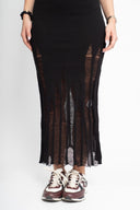 Дълга черна рокля Cassis Silk