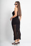 Дълга черна рокля Cassis Silk