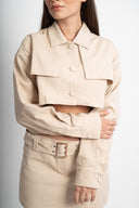 Бежов сет от тренчкот и пола Apricot Dust