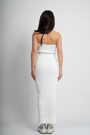 All white комплект топ и макси пола