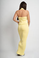 Butter yellow комплект топ и макси пола