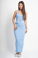 Baby blue комплект топ и пола