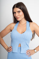 Baby blue комплект топ и пола