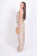 Летен сет топ и панталон Nomad Sand