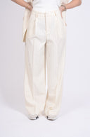 Панталон в беж и черно райе Raw Oat